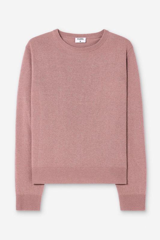 Soft Wool Crewneck Light Pink