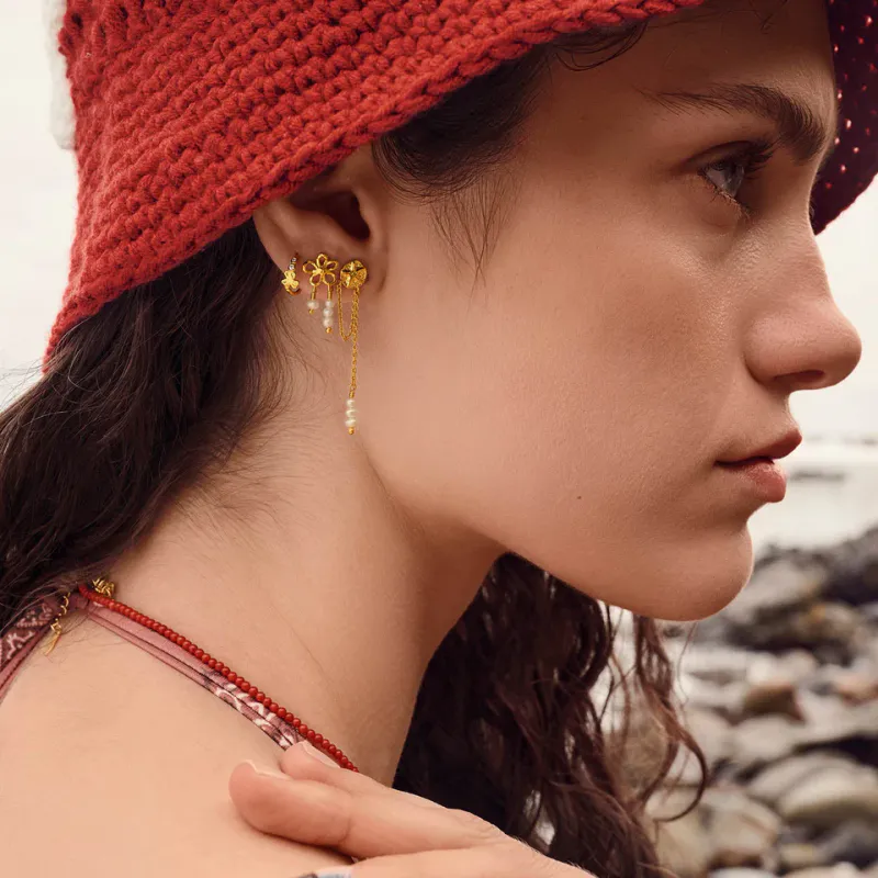 NICOLA Earrings Gold