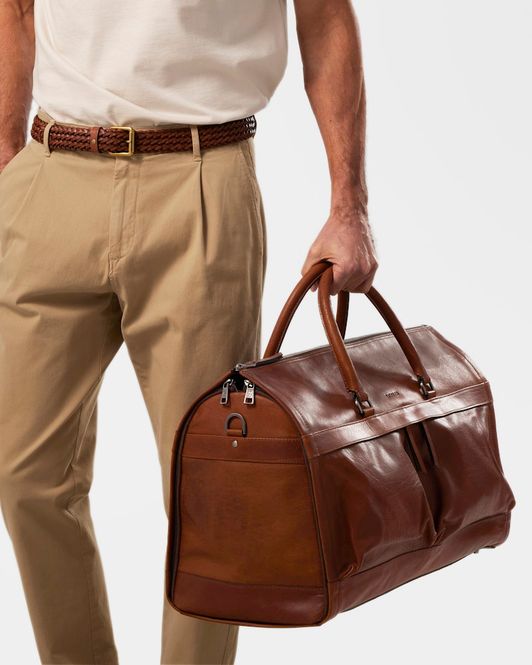Hovedbilde ORLANDO Weekendbag Midbrown 
