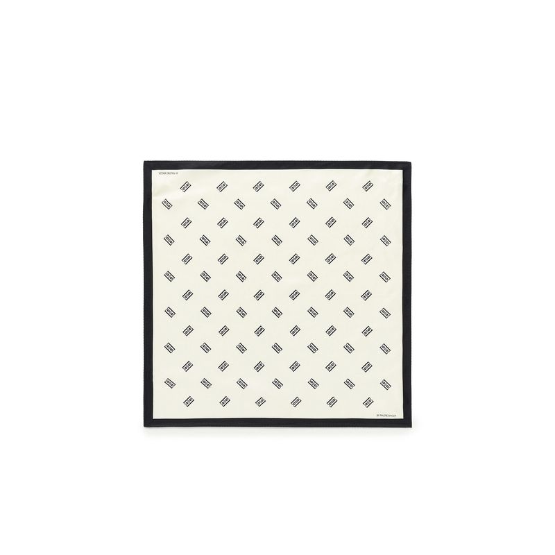 MONNIS Silk Scarf Soft White