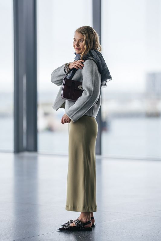 TAMARA Square 140x140 Grey Cotton