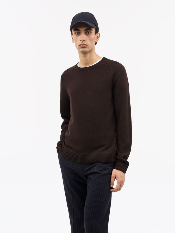 MARTIN RWS Merino Pullover Brown