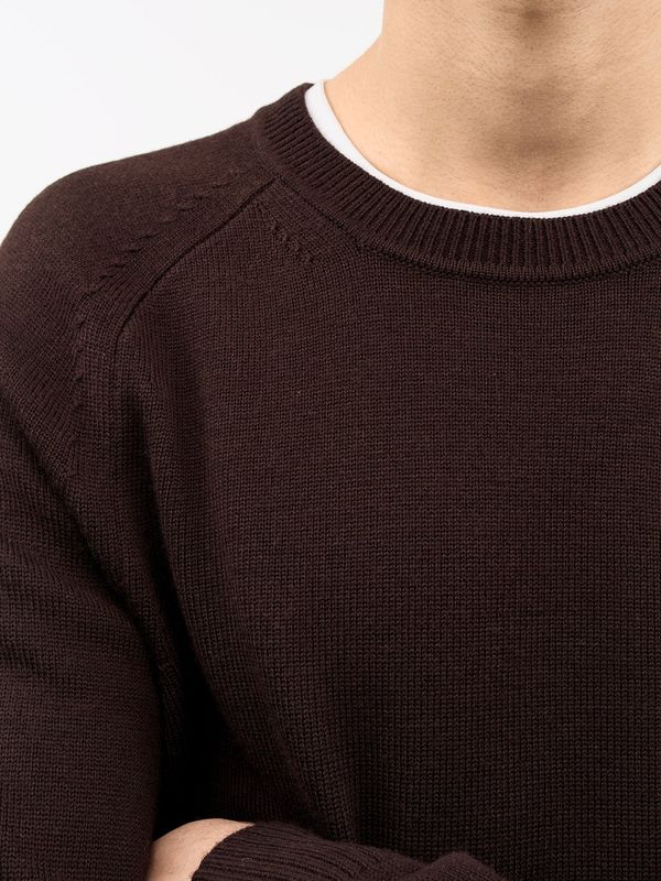 MARTIN RWS Merino Pullover Brown