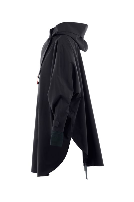 BERGEN PONCHO Black