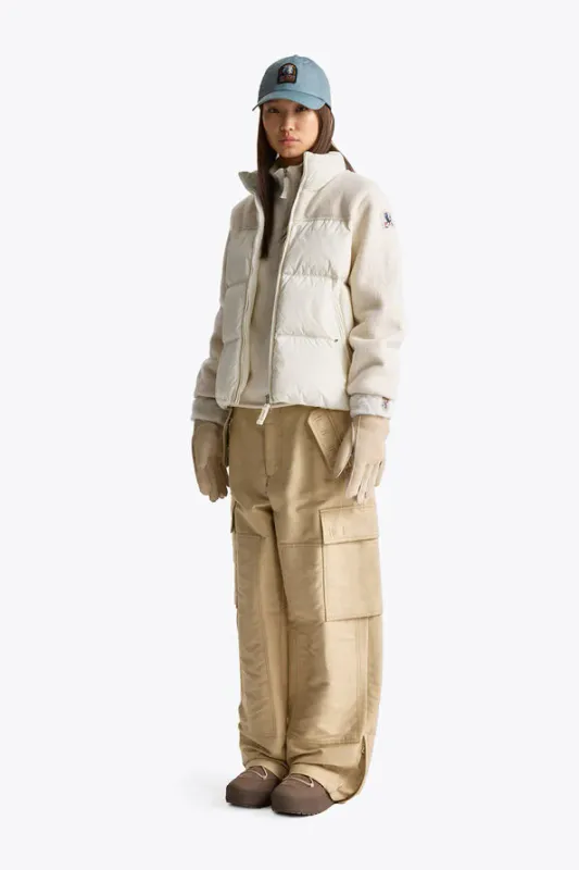 SABOGA Hybrid Jacket Warm Ivory