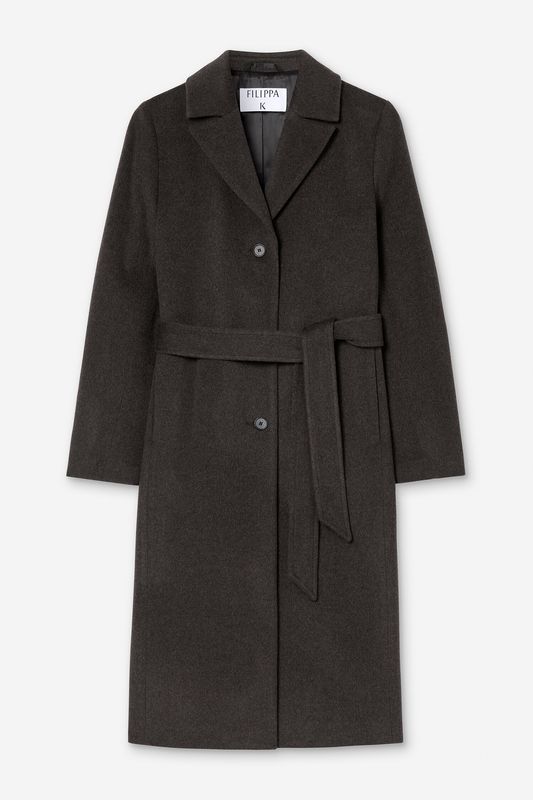 Thea Coat Dark Chocolate