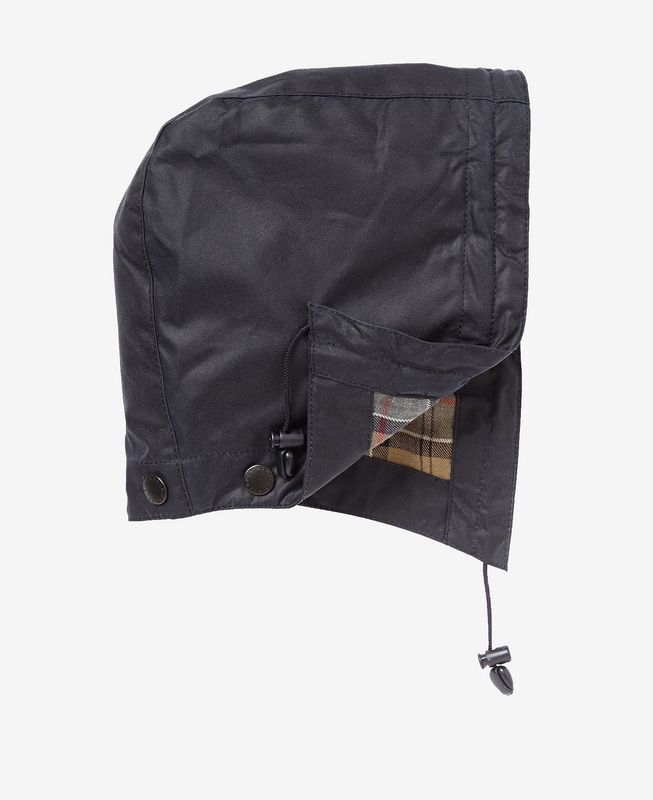 WAX Cotton Hood Navy 
