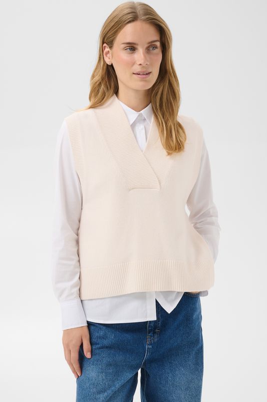 DuhaPW Waistcoat Eggnog