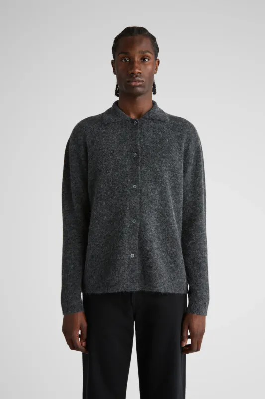 STACK Cardigan Charcoal