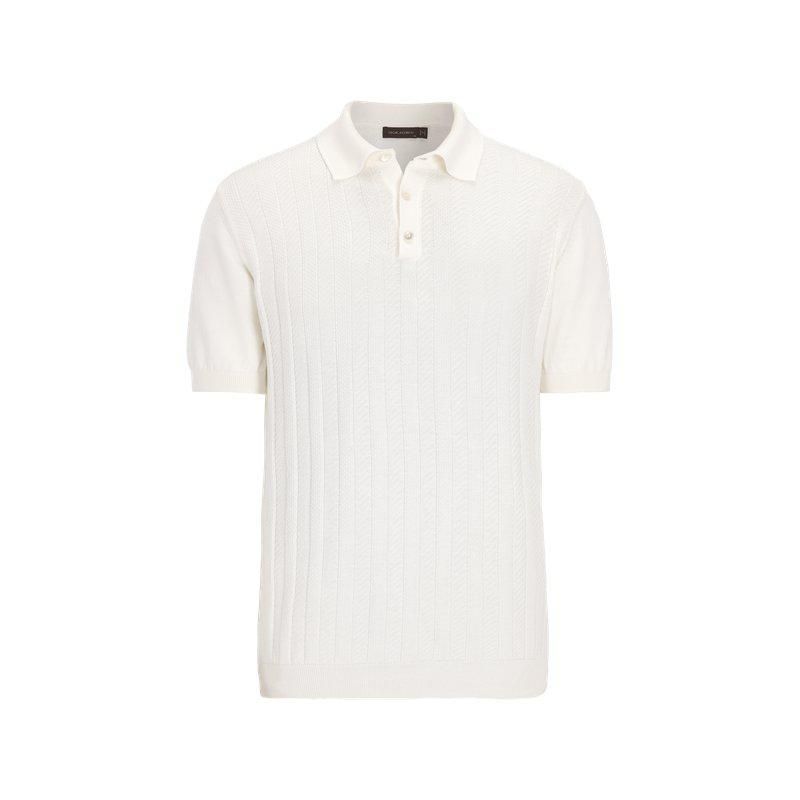 BARTO Stripe Poloshirt Snow White 