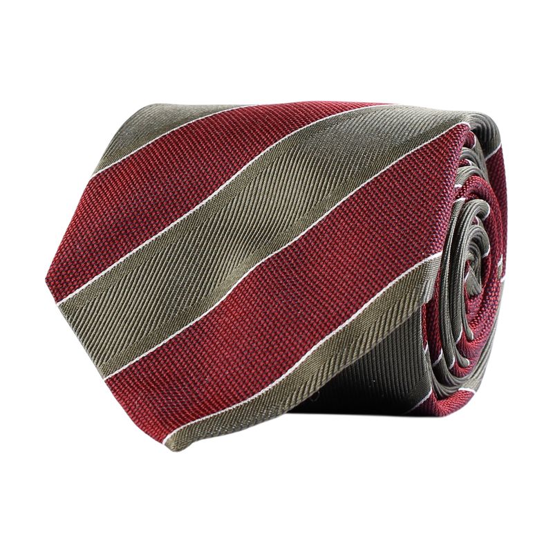 CLASSIC TIE Stripe Bordeaux 