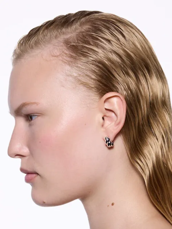 Robe Earring Small Silver PAIR
