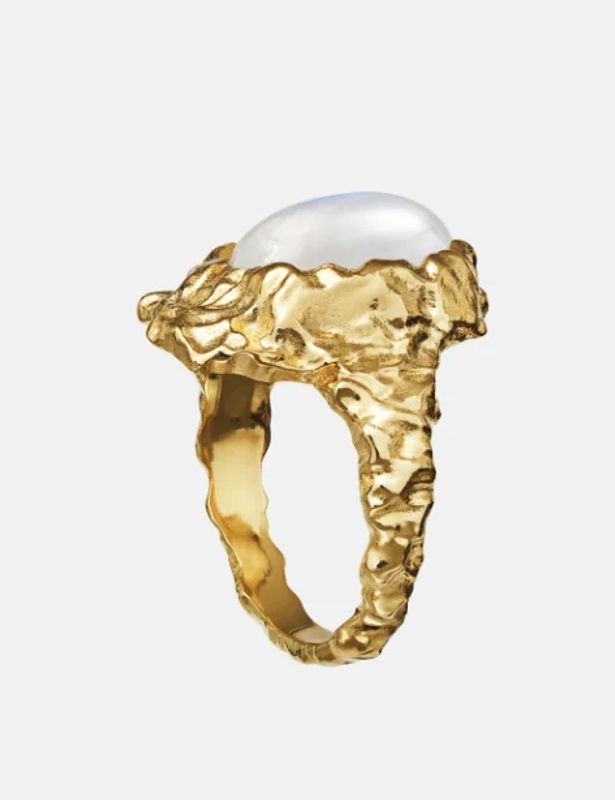 GUDINNE Ring Moonstone Gold 