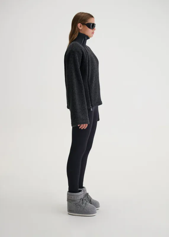 Gneiss Fleece Jacket Dark Grey 
