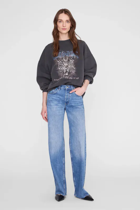 MILES Leo Muse Sweatshirt Washed Black 