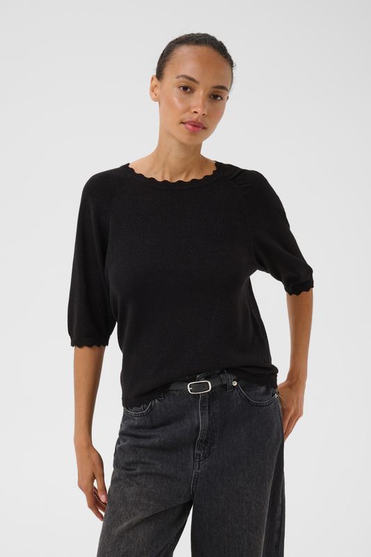 DotPW Pullover Black with Lurex