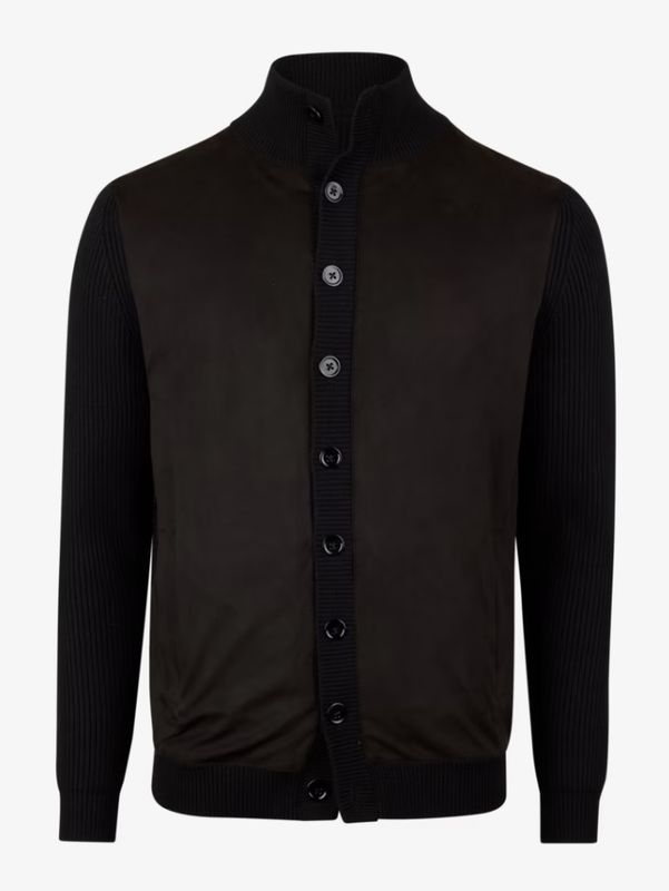 Alcantara Cardigan Black 