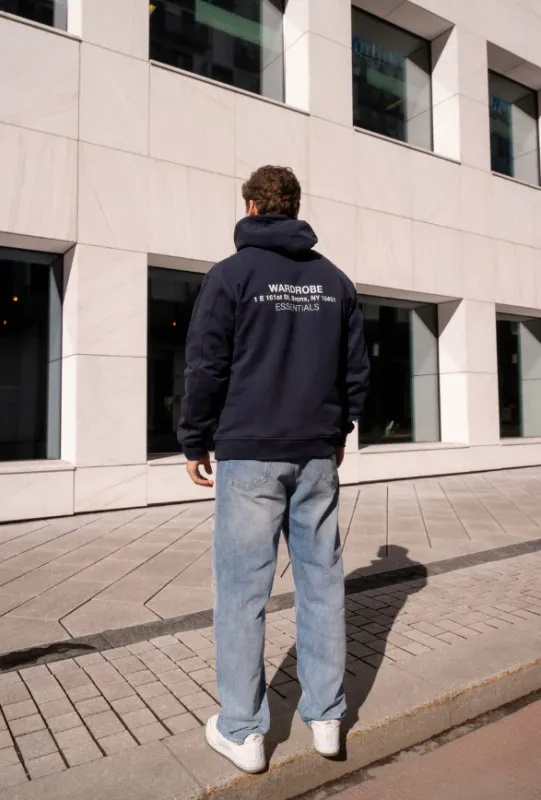 Hoodie NYC Navy 