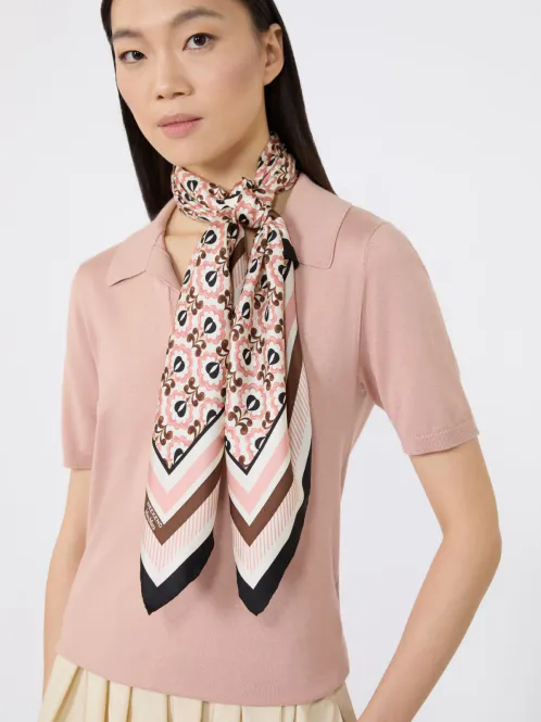 Hovedbilde ONESTO scarf Silk Ivory 