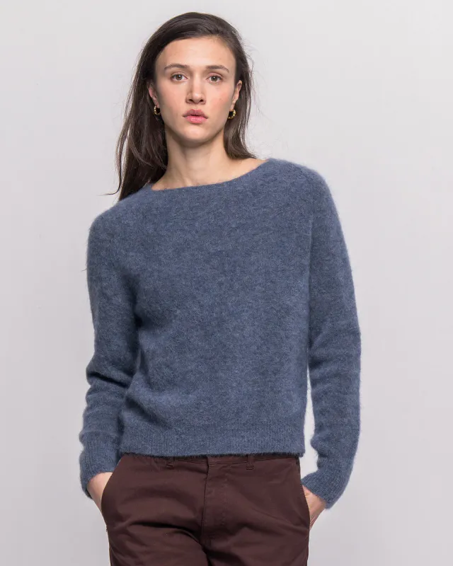 ALICIA Mohair Smoke Blue