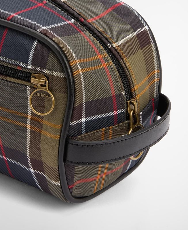 Tartan Washbag Olive 