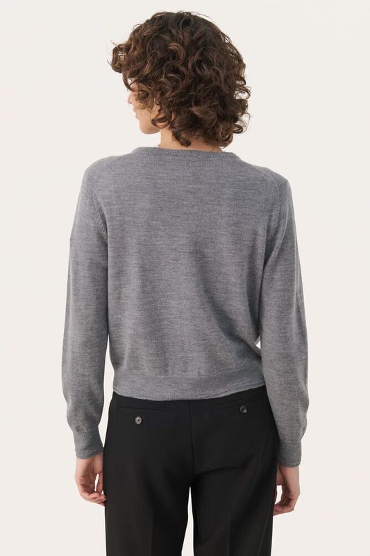 NOELANI Cardigan Medium Grey Melange