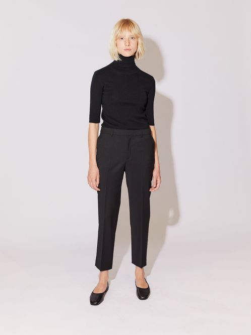 Hovedbilde EMMA Cropped Col Wool Black 