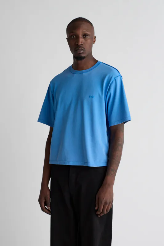 KELLER Tee Shadow Washout Blue 