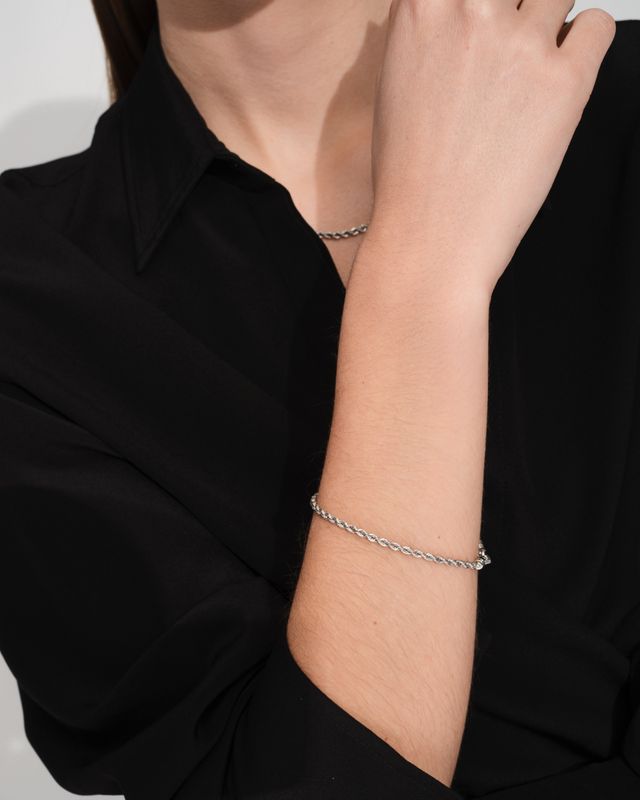ROPE Bracelet Silver