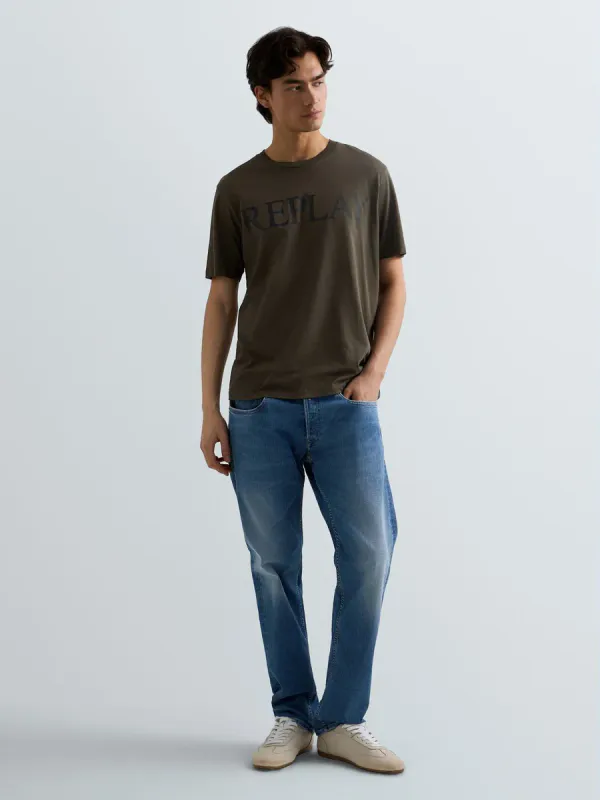 GROVER STRAIGHT Eco Plus Jeans Medium Blue