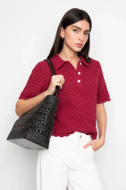 Hovedbilde GWEN Knit Tee Berry