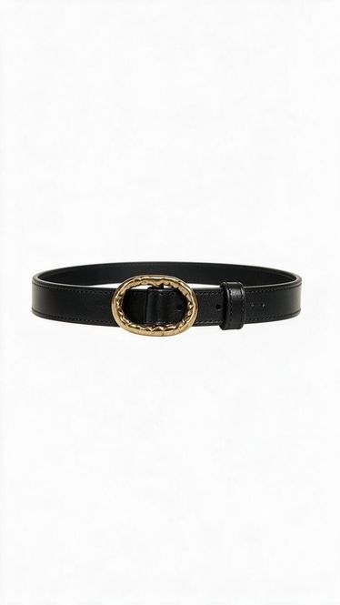Hovedbilde LIQUA Leather Belt Black 