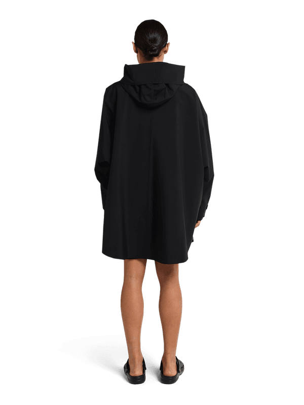 BERGEN PONCHO Black