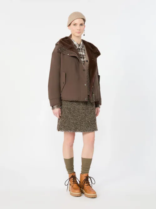 Hovedbilde Abataia Skirt Brown Tweed 