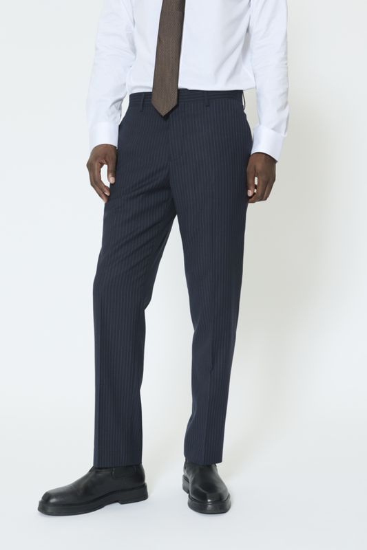 Wesley Pant Navy Pinstripe