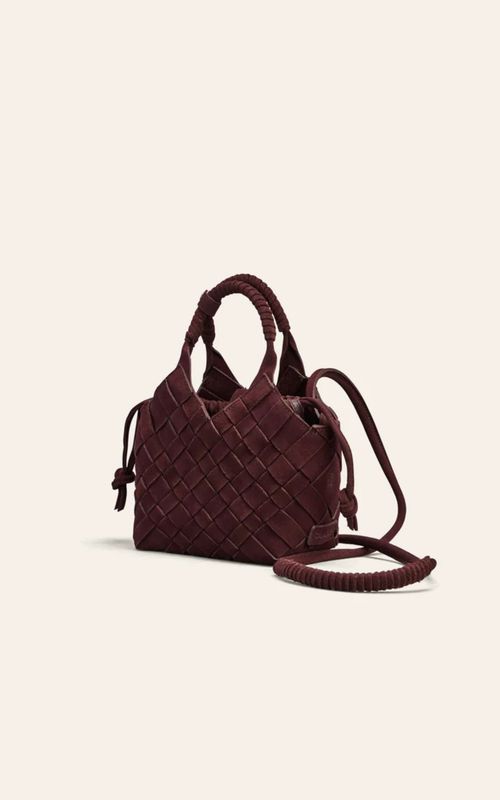 MISU MINI Crossbody Bag Fudge Nubuck