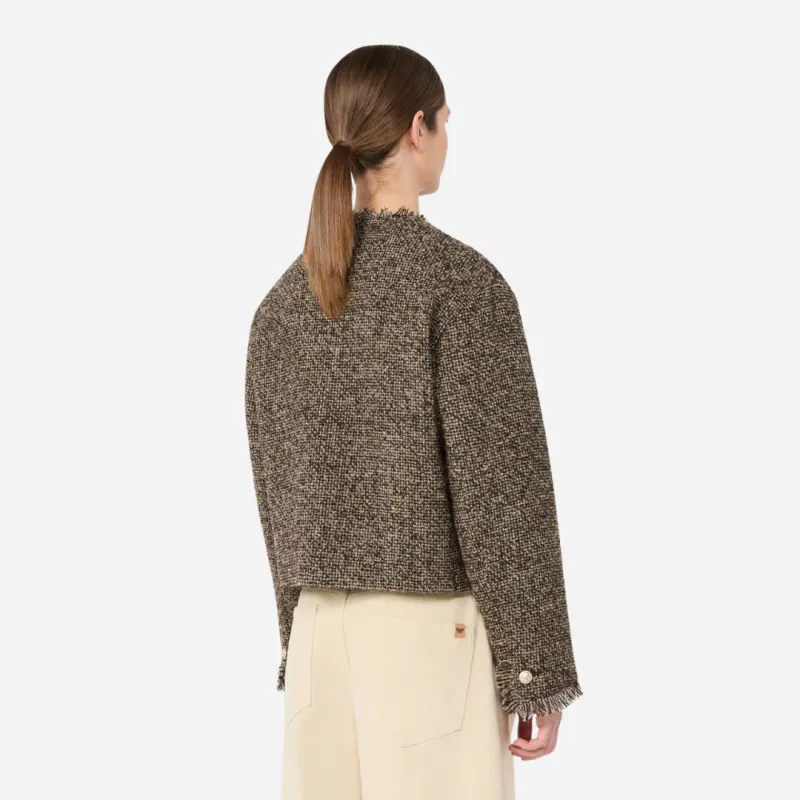 VENTO Jacket Brown Tweed