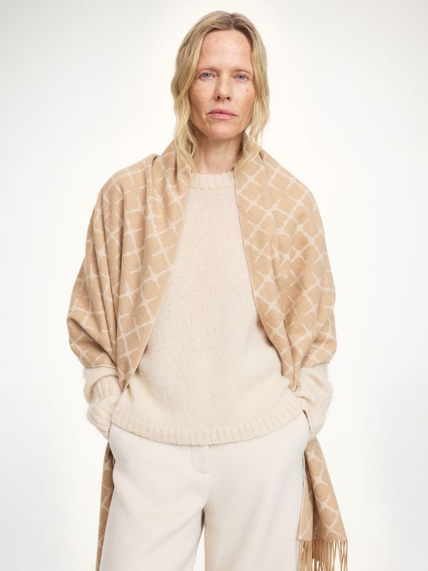 ORTEGA Cashmere Blend Scarf Tannin