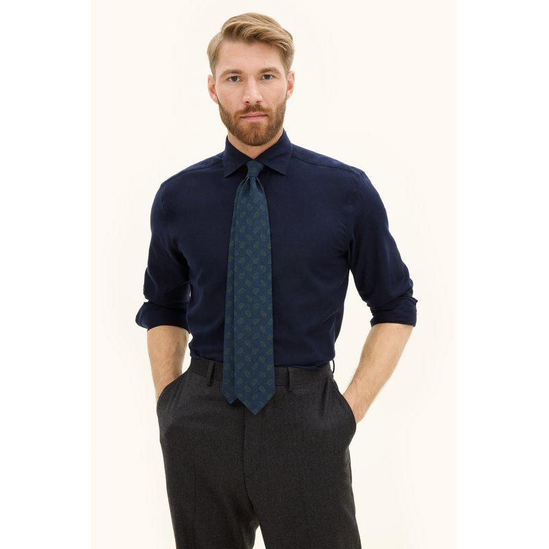 FLANNEL Shirt Brushed Navy 