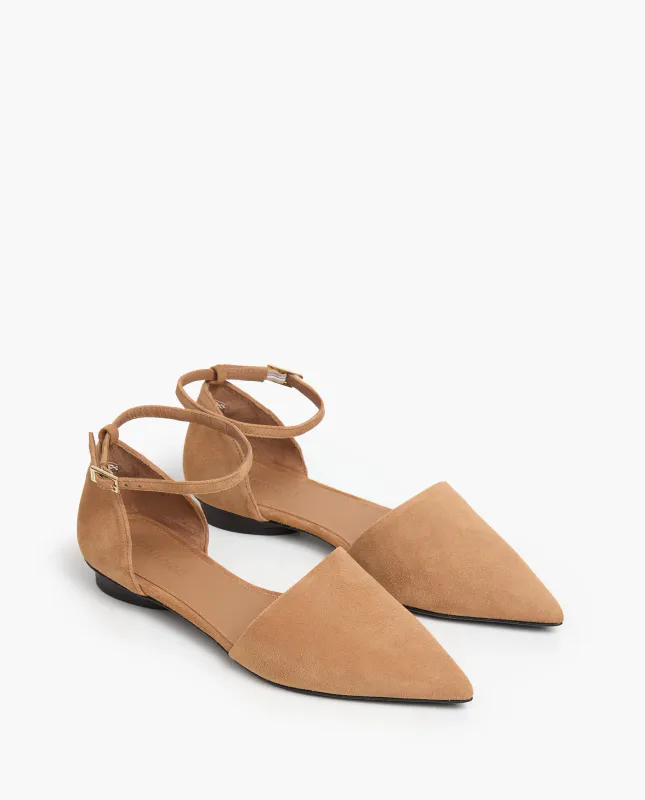 FRANKIE Suede Cognac