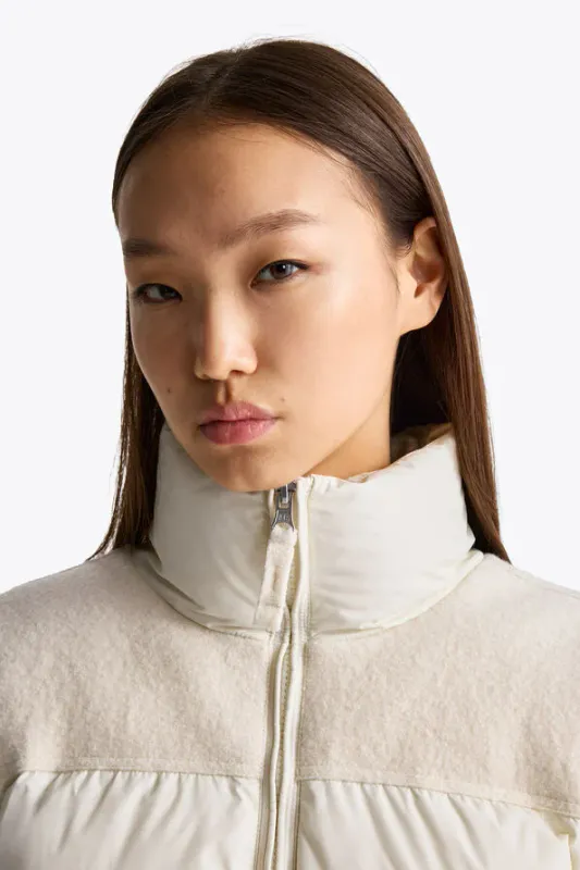 SABOGA Hybrid Jacket Warm Ivory