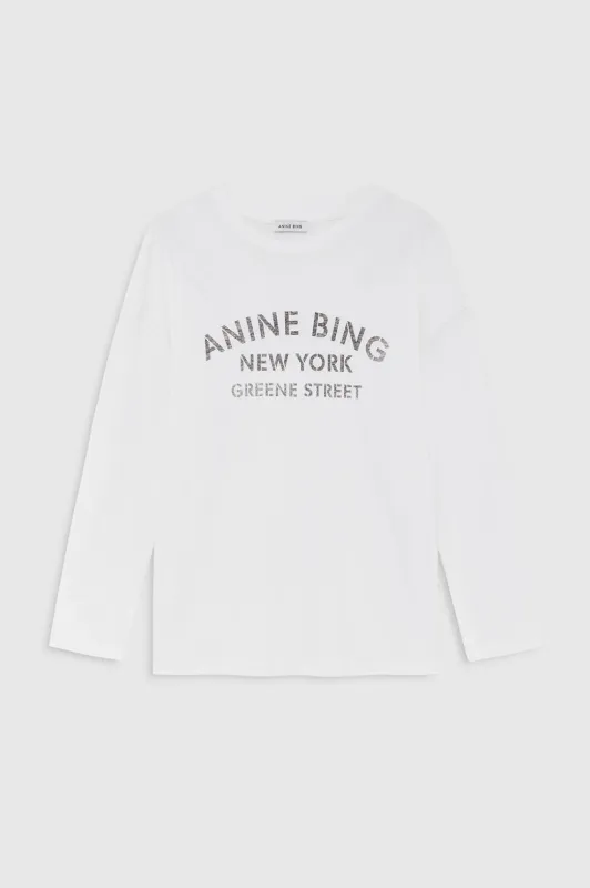 Ivan Long Sleeve Melrose Stencil Ivory