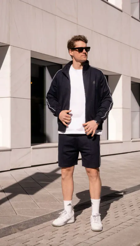 Track Shorts NYC Navy 