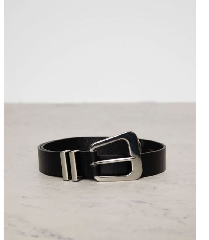 BENNETT Belt Black Silver