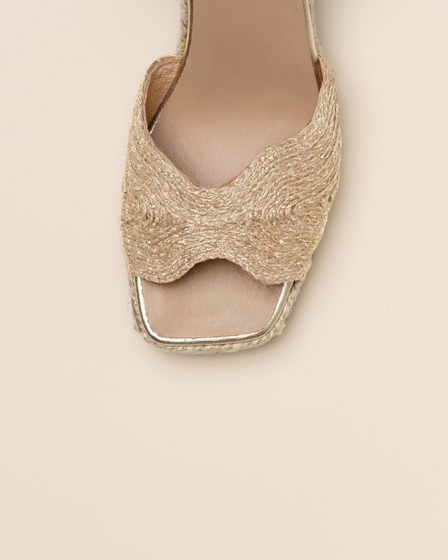 DANAE Cor Sandals Platino