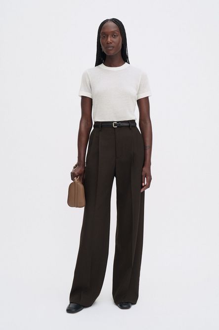 Hovedbilde DARCEY Wool Trousers Dark ...