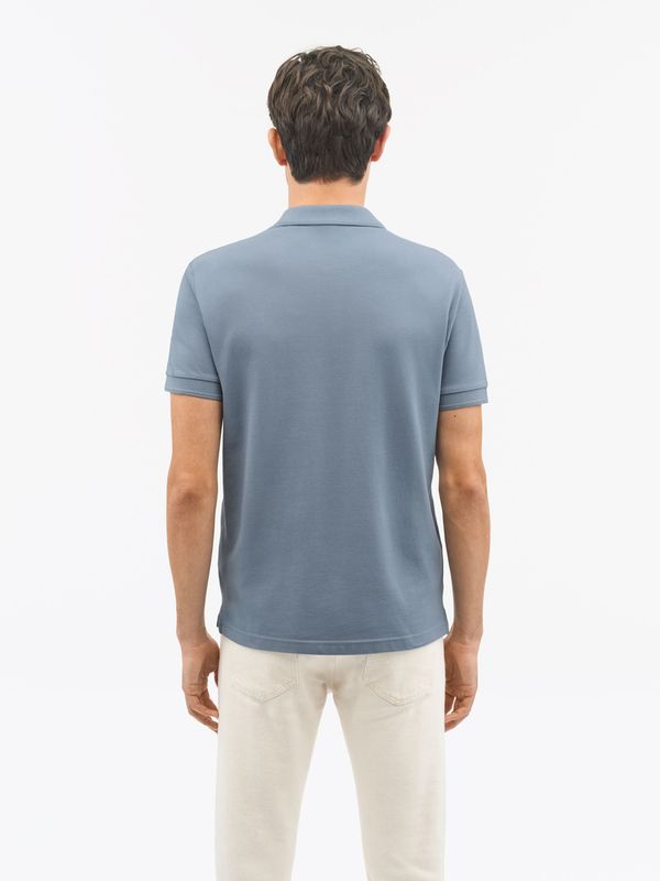DARIOS Pique Polo Light Blue