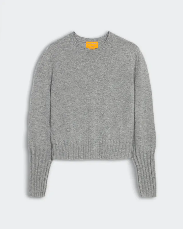 Shrunken Crew Heather Grey