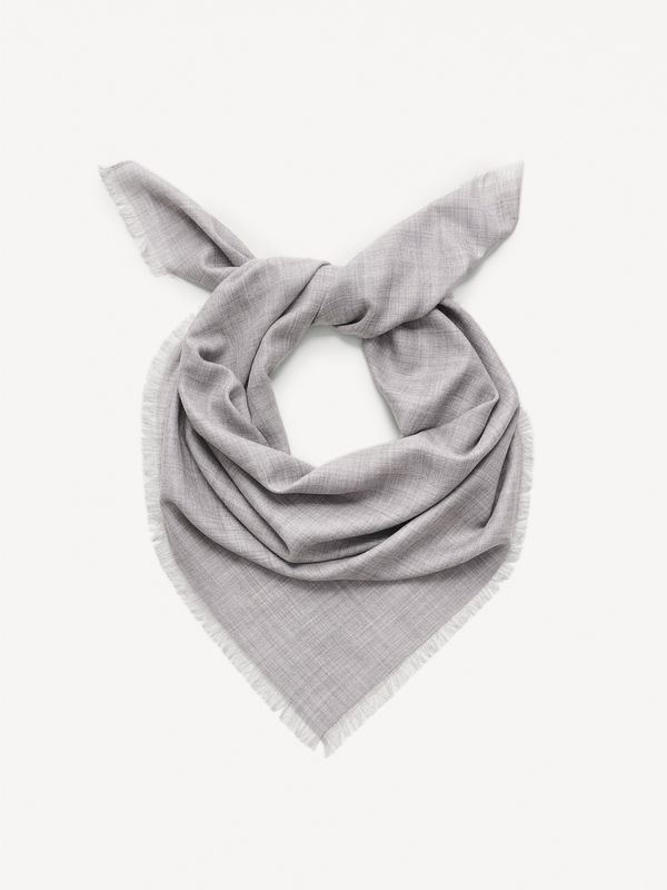 SOLLIDA Wool Scarf Grey Melange