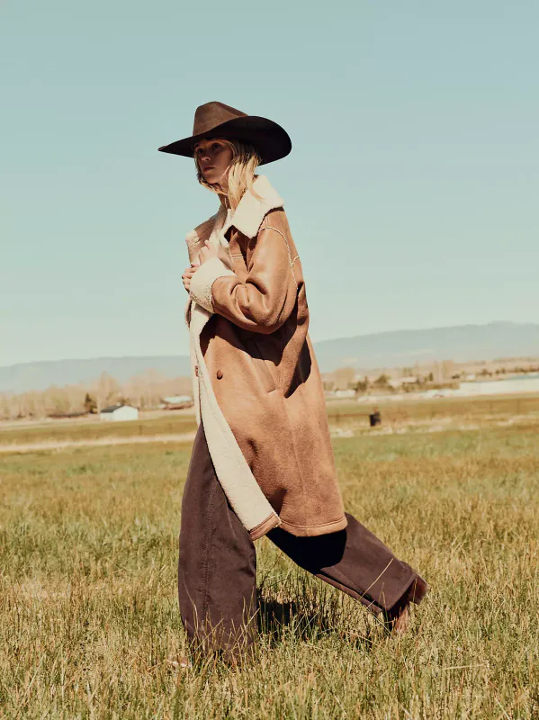 Wrange Coat Medium Brown